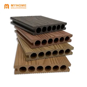 WPC Plastic Composite Panel Swimming Pool Decking 140*25mm Outdoor Floorings Tiles WPC Decking