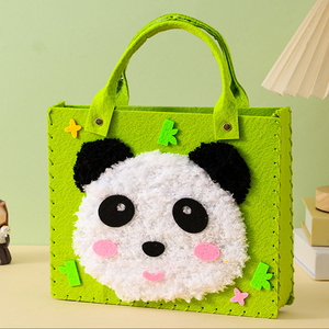 Beginner Kids Sewing and Weaving Toy Kit <b>Felt</b> Handbag & <b>Animal</b> Purse for Ages 5+ Perfect Gift for Boys & Girls - Product Image 5