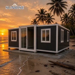 บ้านสำเร็จรูปแบบขยายได้ SUNRISE Ready ขนาด 20 ฟุต 40 ฟุต พร้อมห้องครัวพับได้ 1 2 3 4 5 ห้องนอน บ้านขนาดเล็ก วิลล่า - Product Image 1