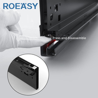 Cajón de caja delgada ROEASY de cierre suave para cocina, sistema de cajón de doble pared ultrafino de 13mm, Tobogán de extensión completa de altura de 116mm