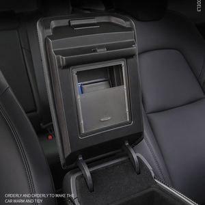 Accesorios de Interior de coche para Modelo 3 modelo <span class=keywords><strong>Y</strong></span> organizador de consola central reposabrazos caja de almacenamiento oculta - Product Image 1