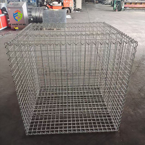 Nhà máy trực tiếp tùy chỉnh mạ kẽm gabion hàng rào bức tường vuông Hàn gabion hộp - Product Image 2