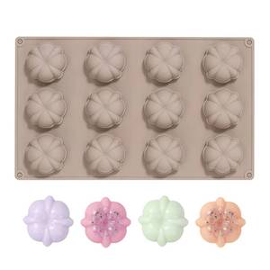 L'usine MUYULINS peut personnaliser des moules en silicone à 12 cavités en forme de mangoustan, antiadhésifs en platine LFGB, sans BPA, pour gâteaux. - Product Image 5