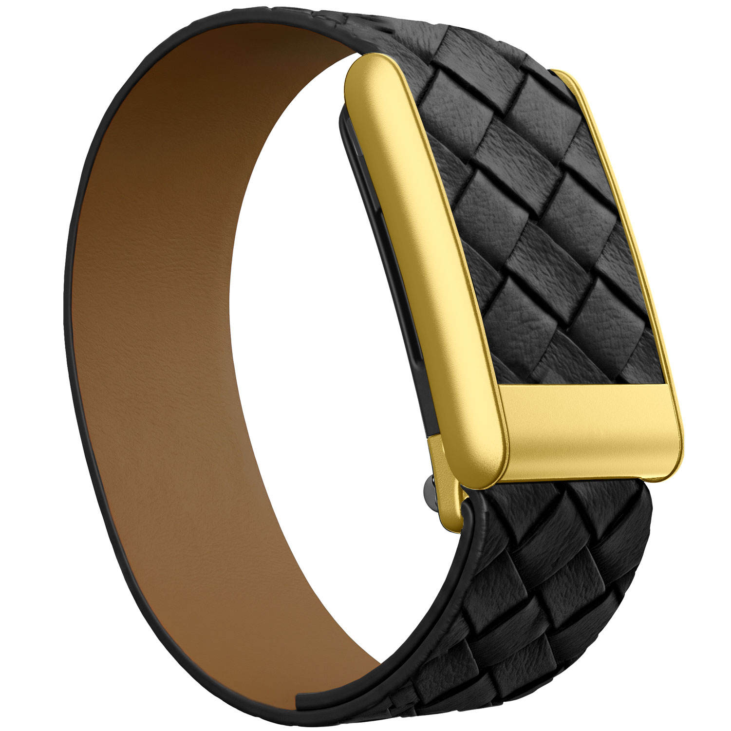 Black with Gold Frame