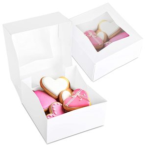 <span class=keywords><strong>2025</strong></span> chuyên nghiệp bánh hộp bánh trắng hộp với cửa sổ nhỏ Bánh hộp với số lượng lớn - Product Image 3