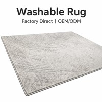 Tapis super doux en peluche grise dégradée, tapis moderne à poils longs, antidérapant, confortable pour chambre et salon, sur mesure