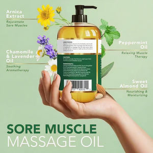 <span class=keywords><strong>Massage</strong></span>öl zur Entspannung von Gelenken und Muskeln aus Natürlichen Ölen für Alle Hauttypen Körpermassageöl - Product Image 2