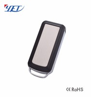 Télécommande sans fil YET062 RF 433 MHz à code d'apprentissage avec puce EV1527 pour porte de garage et domotique, portée 100 m, étanche