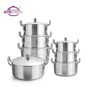 Wholesale Factory Price Cheap Price Aluminum Cookware Set 14pcs Aluminium Cookware Sets