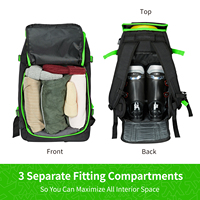 Sac à dos de Ski pour Snowboard 50l, sac de voyage à Air volant, casque, bottes de ski Alpine, vêtements, Port de chargement USB