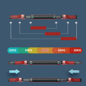 Total Exercise Fitness Equipment Improves Muscle Strength Workout Chest Expander Shaping Effect Muscle Strength <strong>Power</strong> <strong>Twister</strong> - Product Image 6