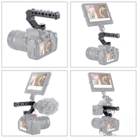 Poignée supérieure de caméra en aluminium Ulanzi UURig R005 avec 3 supports d'adaptateur d'interfaces de sabot froid avec un design mal placé