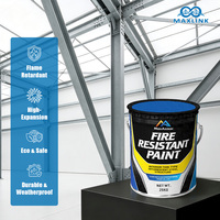 Pintura Ignífuga Favorita del Mercado, Tipo Fino para Interiores, Pintura Intumescente Resistente al Fuego para Estructuras de Acero