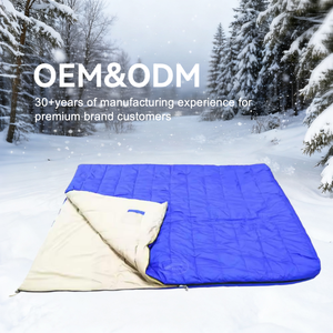 Enveloppe pelucheuse personnalisée pour véhicule, sac de couchage Double, épais mais confortable, pour le Camping, Service OEM, nouvelle collection hiver - Product Image 1