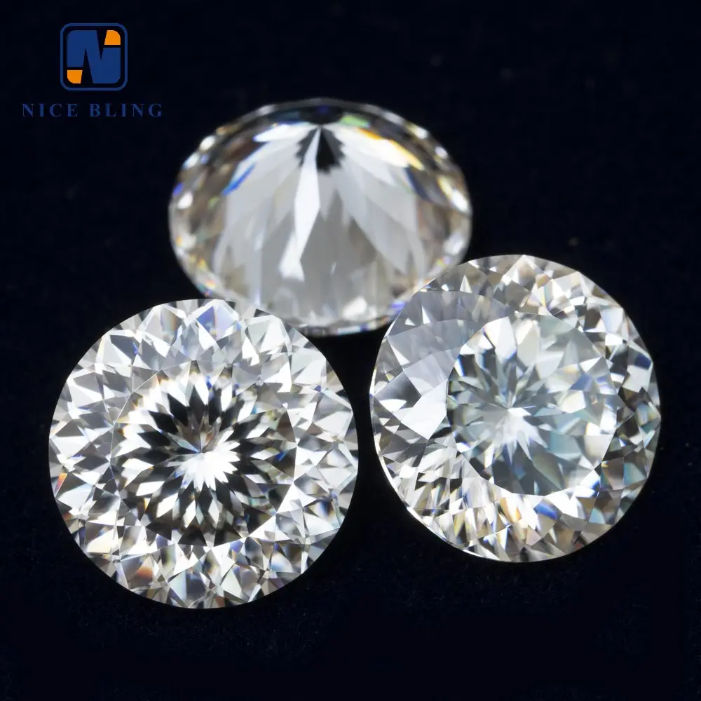 Speciaal Geslepen Ronde Briljante Moissaniet Diamant Vvs D Kleur Losse Edelstenen Lab Gemaakt Diamanten Voor Het Maken Van Juwelen