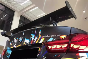 Alerón Trasero de Fibra de Carbono Estilo <span class=keywords><strong>GTS</strong></span> para <span class=keywords><strong>BMW</strong></span> Z4 M2 M3 M4 M5 Serie 1 2 3 4 5 6 7, Alerón Trasero, Accesorios para Automóviles - Product Image 4