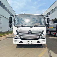 Camion benne compacteuse FOTON 4x2 de 8 m en promotion, transmission manuelle, moteur diesel Euro 6, conception anti-fuite de carburant, 8000 L, 200 L