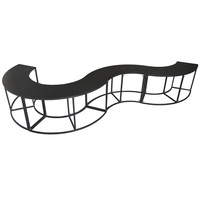 Nouveaux accessoires de mariage, étagère circulaire en forme de S pour table de dessert, décoration de lieu de mariage en plein air, ornements de table, support à fleurs