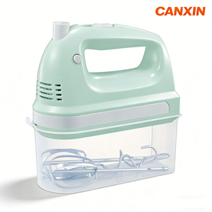Batidora de Mano Profesional Portátil para Masa, Alimentos, Huevos, Uso en <span class=keywords><strong>la</strong></span> Cocina, Máquina para Batir Pasteles, Batidora de Mano Eléctrica <span class=keywords><strong>con</strong></span> Caja de Almacenamiento - Product Image 1