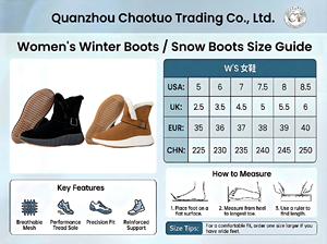 <span class=keywords><strong>Bottes</strong></span> chaudes pour femme, <span class=keywords><strong>bottes</strong></span> courtes légères pour la neige, semelle souple, design antidérapant pour un usage quotidien en <span class=keywords><strong>hiver</strong></span> et un confort par temps froid - Product Image 6