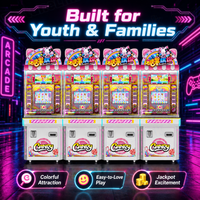 Machine de jeu personnalisée OEM/ODM pour parcs d'attractions, construite comme un borne d'arcade avec pousse-pièces, qualité stable et approvisionnement en pousse-pièces