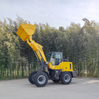 Chargeuse sur pneus haute performance, capacité de levage de 2500 kg, hauteur de déchargement de 3900 mm, moteur diesel, capacité de levage puissante, fonctionnement stable