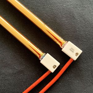 <strong>Quartz</strong> <strong>Halogen</strong> IR <strong>Lamps</strong> 1500W 235V with Gold Color - Product Image 4