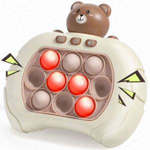 2025 Cute Silicone Squeeze Toys for Adults and Kids Light-Up Pop Quick Push <b>Game</b> Stress Relief Training - Product Image 4