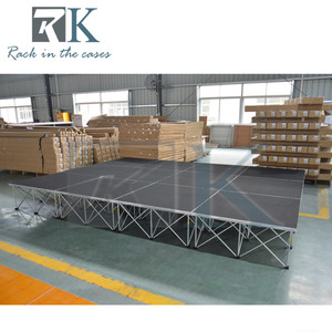 Plateforme de scène robuste en aluminium, scène modulaire intelligente, kit de scène portable pour utilisation en extérieur et en intérieur - Product Image 5