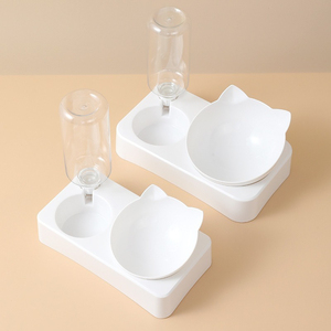 Dispenser Integrato di Acqua e Cibo per Animali Domestici con Erogatore Automatico d'Acqua per Gatti e Cani, Ciotola per Animali Domestici all'Ingrosso - Product Image 1