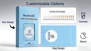 Bandes blanchissantes pour les dents sans peroxyde PAP, vente chaude, 14 sachets, résultat rapide, ruban blanchissant pour les dents, personnalisé - Product Image 6