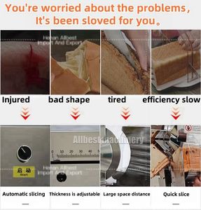 เครื่องตัดขนมปังแบบใหม่ ขายดี ตัดได้หลากหลายความหนา ตัดขนมปังปิ้ง ตัดเค้ก คุณภาพสูง - Product Image 4