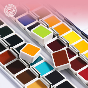 Rubens 24 Couleurs de Pigments d'Aquarelle Solides Offrent une Bonne Diffusion Naturelle et Sont Adaptés aux Artistes pour la Peinture - Product Image 4