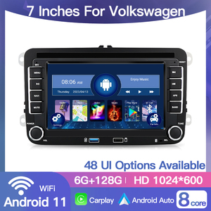 Autoradio multimédia STWEI 7 pouces pour VW Volkswagen Golf 5 6/Polo 6R Android 11 Carplay GPS BT Head Unit Wifi DSP Vidéo - Product Image 2