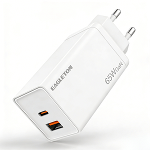<span class=keywords><strong>Chargeur</strong></span> rapide GaN 65W direct d'usine Type-C+USB-A 100-240V <span class=keywords><strong>Chargeur</strong></span> mural pour <span class=keywords><strong>iPhone</strong></span> <span class=keywords><strong>Samsung</strong></span> OPPO - Product Image 1