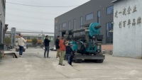 SDLQ LQR130 Pileuse sur chenilles à barre Kelly avec marteau hydraulique vibrant, pompe et moteur, 130KN 29T 30m, Moteur haute puissance