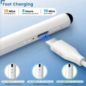 Lápiz Óptico Activo con Punta Fina de 1.8mm y Punta de Goma con Rechazo de Palma para <span class=keywords><strong>Dibujo</strong></span> Artístico <span class=keywords><strong>Digital</strong></span> para <span class=keywords><strong>iPad</strong></span>, Envío desde California - Product Image 3