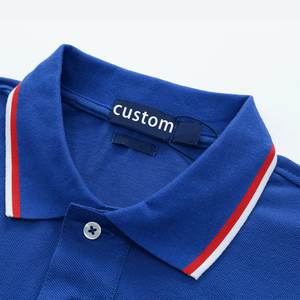 T-shirt de golf de luxe à manches courtes, mode décontractée, <span class=keywords><strong>polo</strong></span> en coton brodé pour hommes, été - Product Image 2