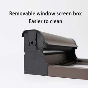 Màn chống muỗi cửa sổ tự làm con lăn màn trập nhôm có thể thu vào màn hình Cửa côn trùng màn hình sợi thủy tinh cho cửa sổ - Product Image 5