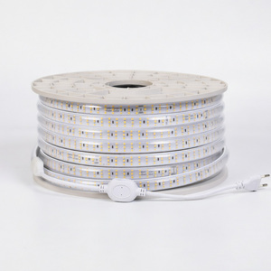 Bande lumineuse LED à trois rangées 220V, 276 LED/m, étanche IP65, sans pilote, Plug & Play, flexible pour la décoration intérieure et extérieure - Product Image 6