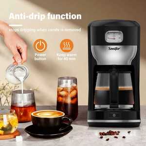 Ensemble d'appareils de cuisine Sonifer SET1 noir, cafetière, <span class=keywords><strong>grille</strong></span>-<span class=keywords><strong>pain</strong></span>, <span class=keywords><strong>bouilloire</strong></span> électrique 3 en 1 pour la maison, l'hôtel, la restauration - Product Image 6