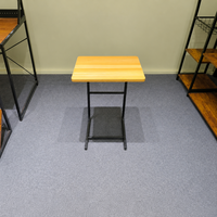 Bureau ergonomique en forme de C pour ordinateur portable, pour canapé, 40x60, table de chevet portable, surface en MDF, table d'appoint mobile pour la maison