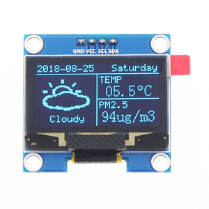 Module d'affichage <span class=keywords><strong>OLED</strong></span> bleu série IIC de 1,3 pouce, 128X64 I2C SH1106 12864, écran LCD, carte GND VCC SCL SDA - Product Image 2