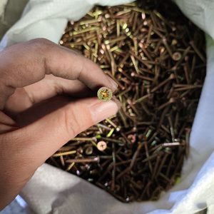 Acciaio al carbonio giallo zinco galvanizzato Phillips a croce svasata - Product Image 4