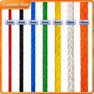 Corda Intrecciata Cava in UHMWPE da 1-10mm, Corda Dyneema Giuntabile ad Alta Resistenza per Tende, Teloni, Amache, Cime di Tende, Campeggio e Attività all'Aperto - Product Image 4