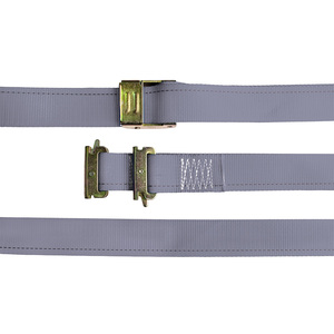 Correas de amarre con hebilla de leva de <span class=keywords><strong>2</strong></span> "para logística, ganchos de acero, correa de poliéster con ajuste E-Track - Product Image 1