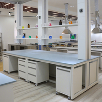Banc de laboratoire à cadre en H pour la chimie universitaire Mobilier pour les sciences et les laboratoires médicaux Tables