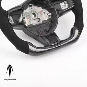 Volante de coche de fibra de carbono <span class=keywords><strong>Real</strong></span> para <span class=keywords><strong>Jaguar</strong></span> XF F-type f-pace E Pace XE volante soporte duradero Color personalizable - Product Image 6
