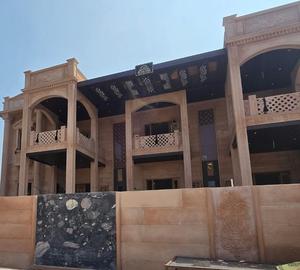 Residencia Moderna de Piedra Arenisca, Fachada Exterior de Piedra Arenisca Hecha a Mano para Villas, Resorts y Hoteles, Combinando Arquitectura Moderna - Product Image 2