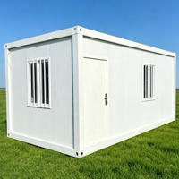 Maison modulaire à assemblage rapide, structure en acier léger, bâtiment préfabriqué pour le camping et les logements sur chantier